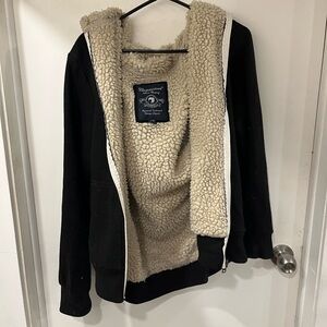 Wool lined Bluenotes zip-up Swester